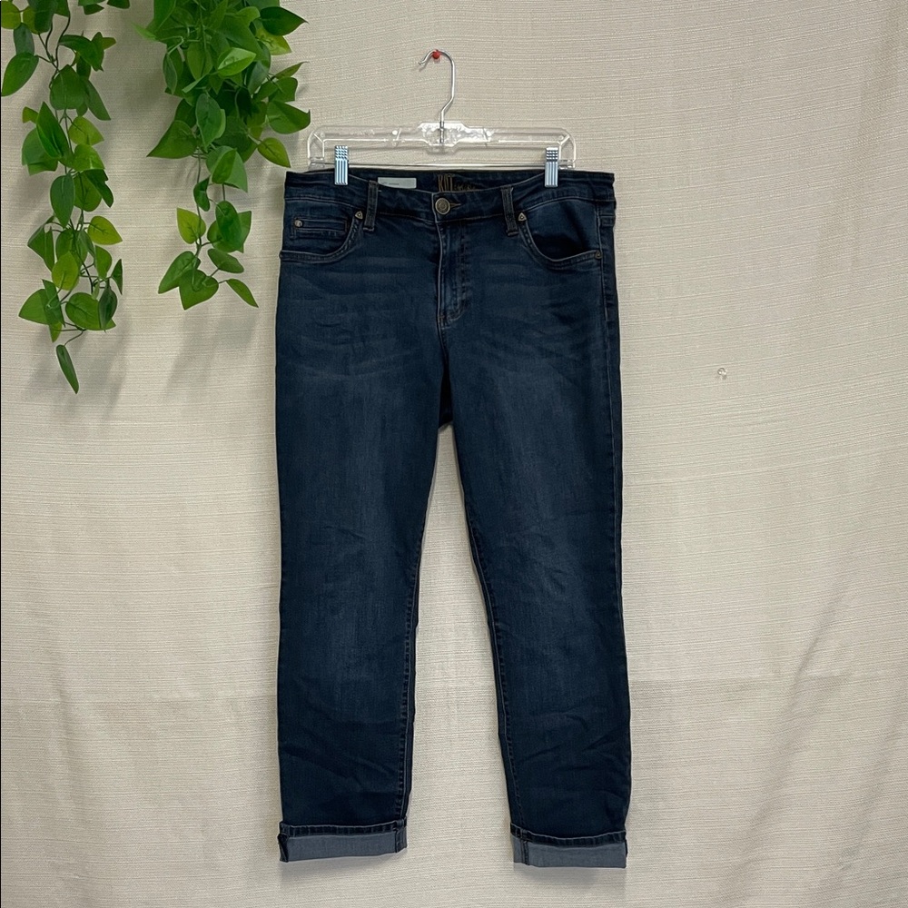 Kut from the Kloth Dark Blue Boyfriend Jeans